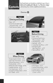 2010 Lexus IS 350 User Guide