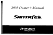 2008 Hyundai Santa Fe Owner's Manual