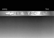 2003 Chevrolet S10 Pickup Owner's Manual