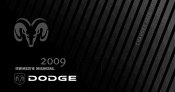 2009 Dodge Charger Owner Manual SRT8