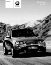 2008 BMW X3 Owner's Manual