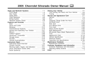 2005 Chevrolet Silverado 3500 Pickup Owner's Manual