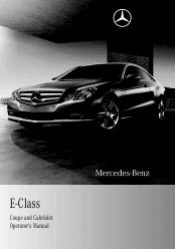 2011 Mercedes E-Class Owner's Manual