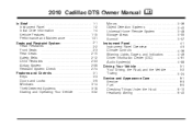 2010 Cadillac DTS Owner's Manual