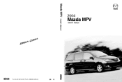 2004 Mazda MPV Owner's Manual