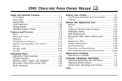 2008 Chevrolet Aveo 5 Owner's Manual