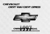 1997 Chevrolet Express Van Owner's Manual