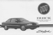 1994 Buick Skylark Owner's Manual