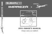 2002 Subaru Impreza Owner's Manual