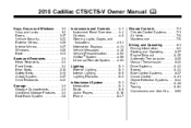 2010 Cadillac CTS Owner's Manual
