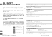 2013 Honda CR-V Owner's Manual