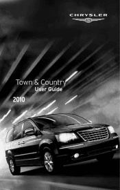 2010 Chrysler Town & Country User Guide