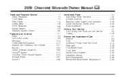 2009 Chevrolet Silverado 2500 HD Extended Cab Owner's Manual