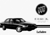 1994 Buick LeSabre Owner's Manual