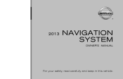 2013 Nissan Murano Navigation System Owner's Manual