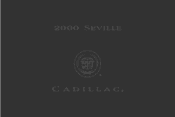 2000 Cadillac Seville Owner's Manual