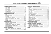 2009 GMC Savana 1500 Cargo Owner's Manual