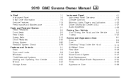 2010 GMC Savana 1500 Cargo Owner's Manual