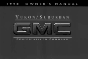 1998 GMC Suburban Owner's Manual