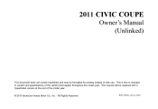 2011 Honda Civic Owner's Manual