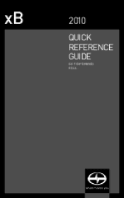 2010 Scion xB Owner's Manual