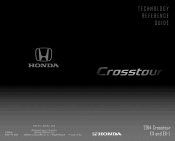 2014 Honda Crosstour 2014 Crosstour Technology Reference Guide (EX & EX-L)