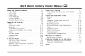 2004 Buick Century Owner's Manual