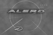 2000 Oldsmobile Alero Owner's Manual