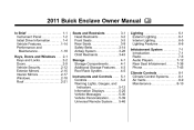 2011 Buick Enclave Owner's Manual