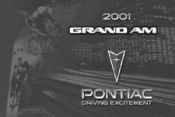 2001 Pontiac Grand Am Owner's Manual