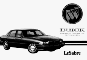 1995 Buick LeSabre Owner's Manual