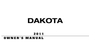 2011 Dodge Dakota Extended Cab Owner Manual