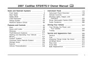 2007 Cadillac STS-V Owner's Manual