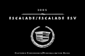 2005 Cadillac Escalade Owner's Manual