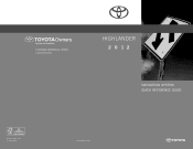 2012 Toyota Highlander Navigation Manual