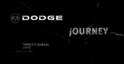2009 Dodge Journey Owner's Manual