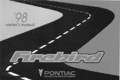 1998 Pontiac Firebird Owner's Manual