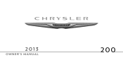 2013 Chrysler 200 Owner Manual