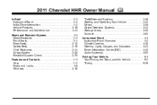 2011 Chevrolet HHR Owner's Manual