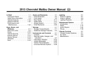 2013 Chevrolet Malibu Owner Manual