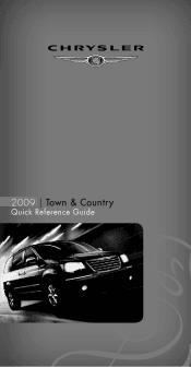 2009 Chrysler Town & Country Quick Reference Guide