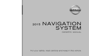 2015 Nissan Armada Navigation System Owner's Manual