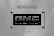 2000 GMC Envoy Owner's Manual