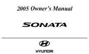 2005 Hyundai Sonata Owner's Manual
