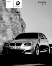 2010 BMW M5 Owner's Manual