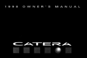 1998 Cadillac Catera Owner's Manual