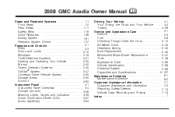 2008 GMC Acadia Owner's Manual