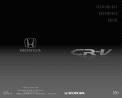 2014 Honda CR-V 2014 CR-V Technology Reference Guide (LX, EX, EX-L and EX-L w/ RES)