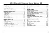 2010 Chevrolet Silverado 1500 Extended Cab Owner's Manual