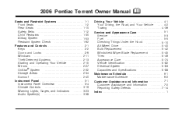 2006 Pontiac Torrent Owner's Manual